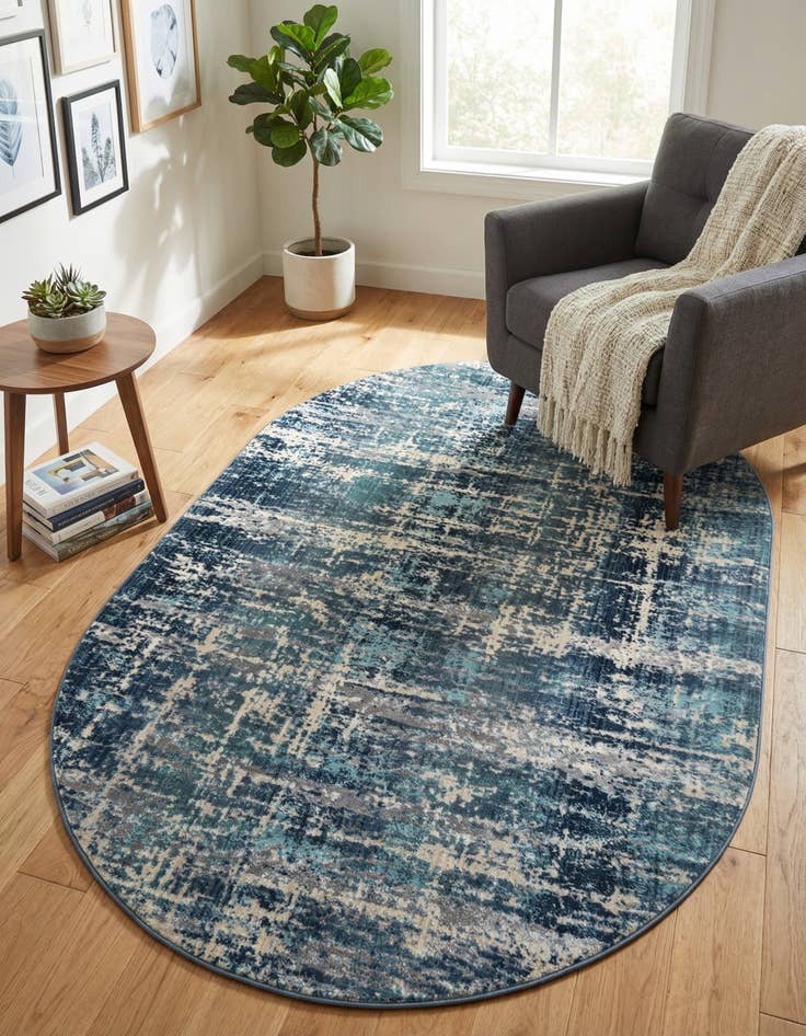 Detail image of 3' 7 x 5' 3 Malibu Oval Rug