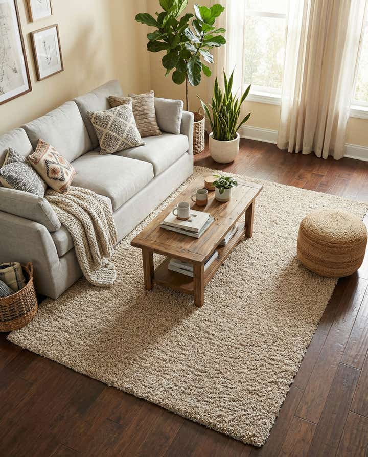 5' 10 x 9' Zermatt Shag Rug