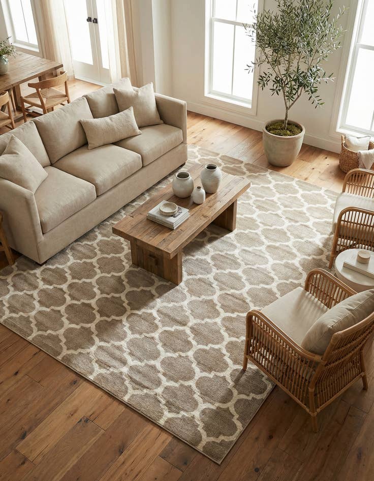 Detail image of  10' x 14' Lattice Rug