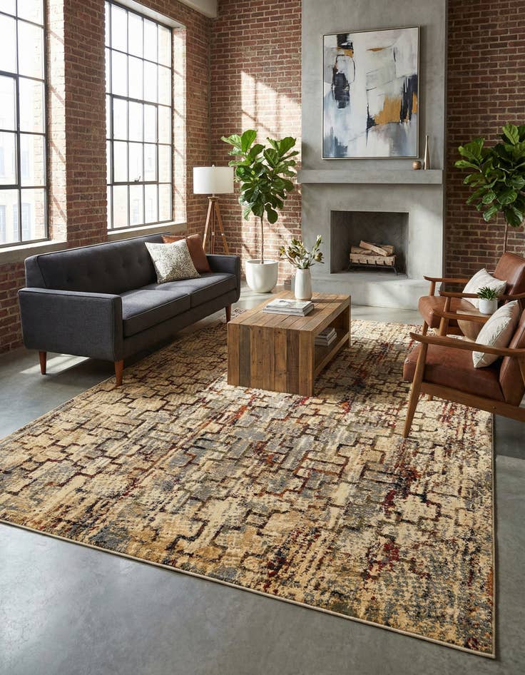 Detail image of 10' x 14' Saturn Rug