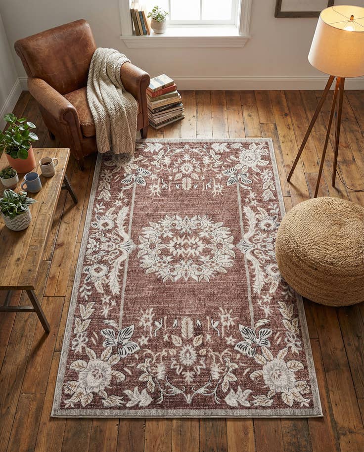 Detail image of 5' 3 x 8' Eco Traditional Rug