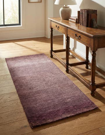 2' 4 x 4' 7 Hand Knotted Kashkuli Gabbeh Wool Runner Rug