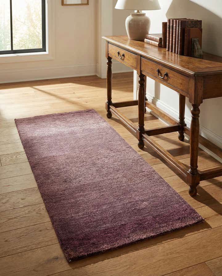 2' 4 x 4' 7 Hand Knotted Kashkuli Gabbeh Wool Runner Rug