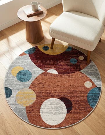 Kamala Washable Round Rug