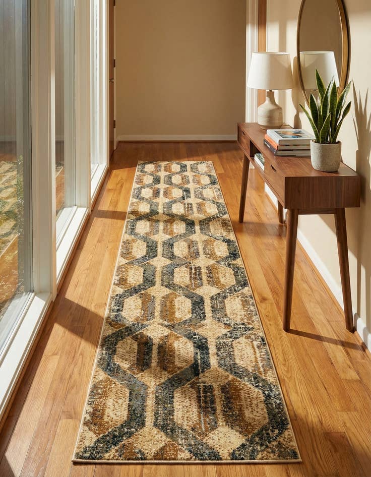 Detail image of 2' 2 x 12' Saturn Runner Rug