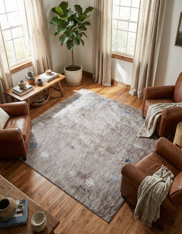 Detail image of 7' 10 x 7' 10 Gabbeh Square Rug