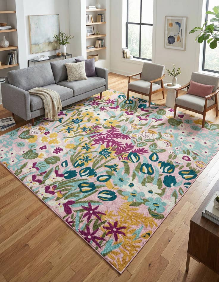 Detail image of  10' x 10' Bloom Square Rug