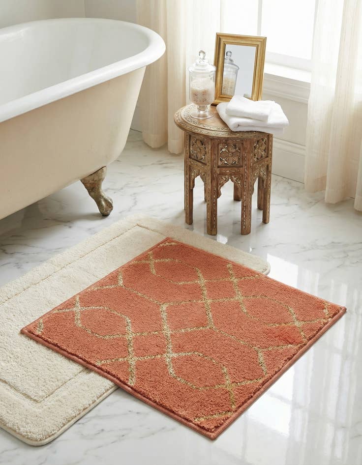 Detail image of 1' 4 x 1' 4 Marilyn Monroe&trade; Glam Trellis Sample Rug