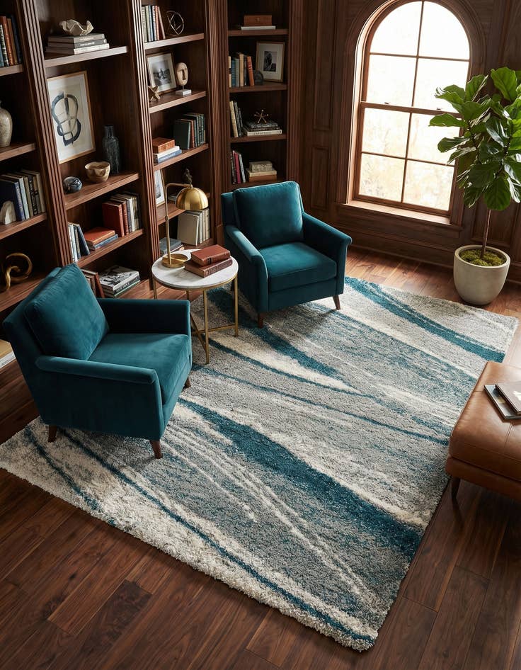 Detail image of 7' 10 x 10' Soft Touch Shag Rug