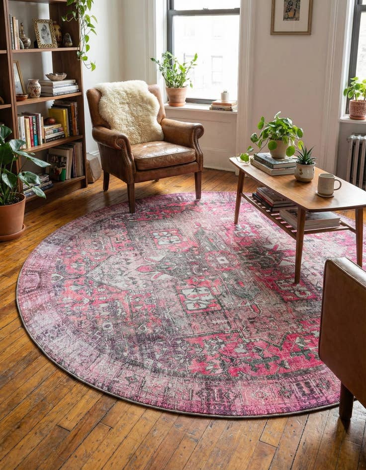 Detail image of 7' 6 x 7' 6 Timeless Round Rug