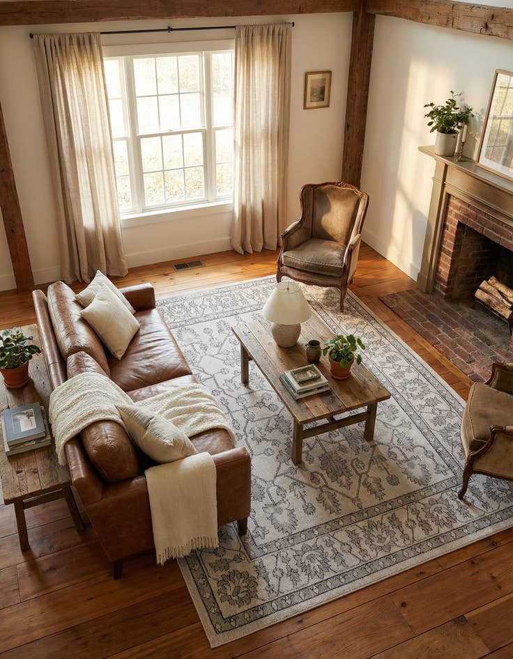 Detail image of 7' 10 x 10' Eco Traditional Rug