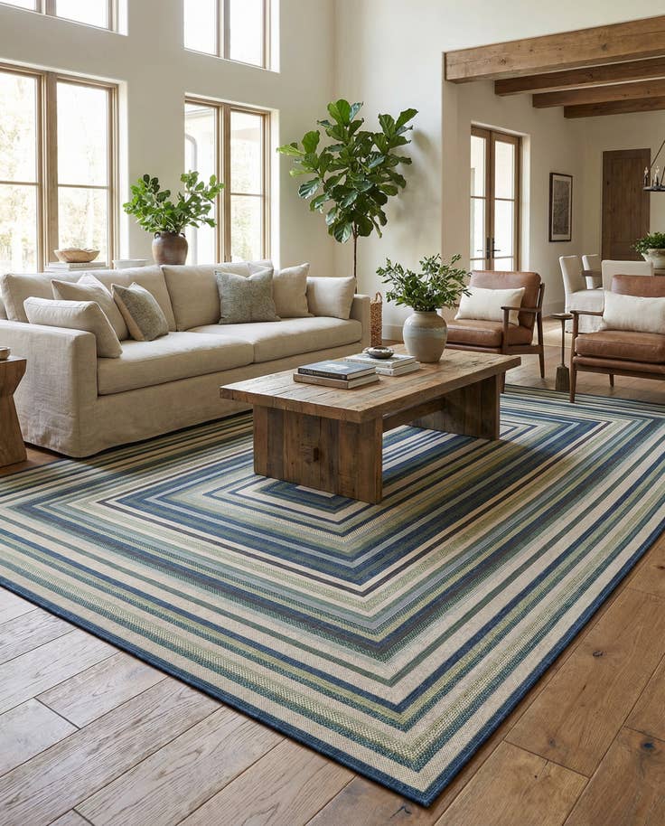 Detail image of 12' x 16' Easy-Clean Baja Indoor / Outdoor Rug