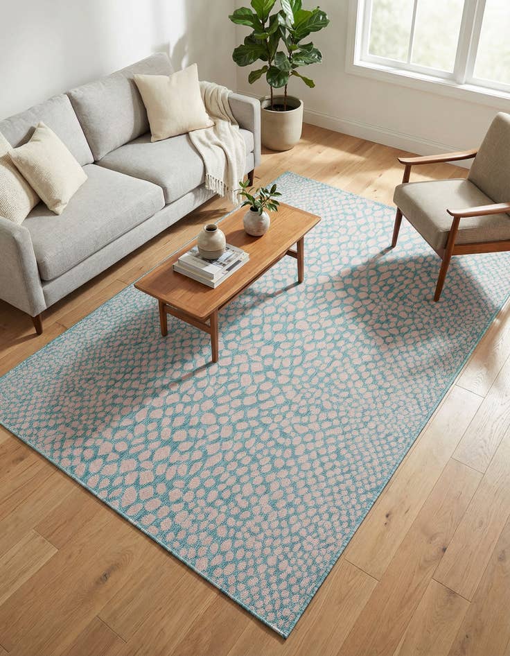 Detail image of 5' 3 x 8'  Washable Jill Zarin Cape Town Indoor / Outdoor Rug