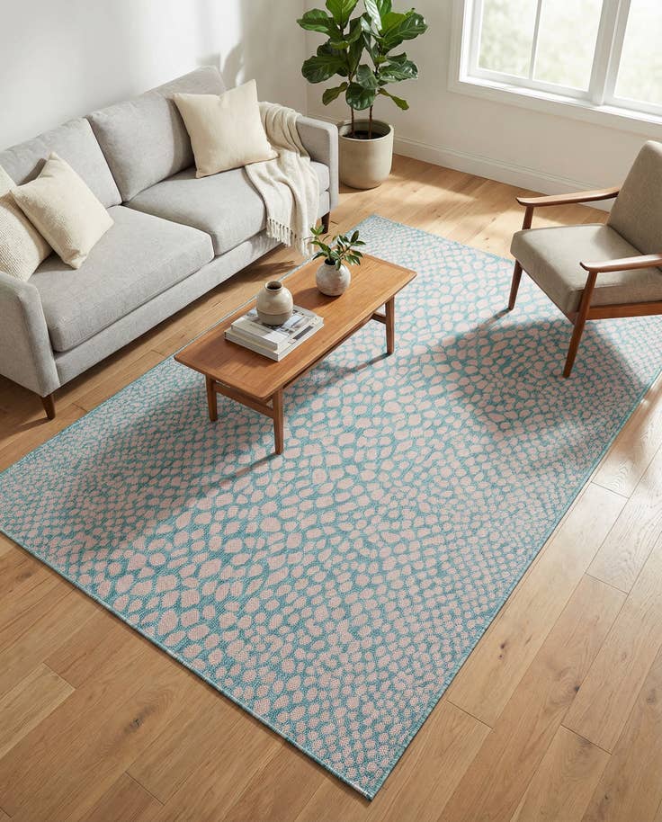 Detail image of 5' 3 x 8' Easy-Clean Jill Zarin Cape Town Indoor / Outdoor Rug
