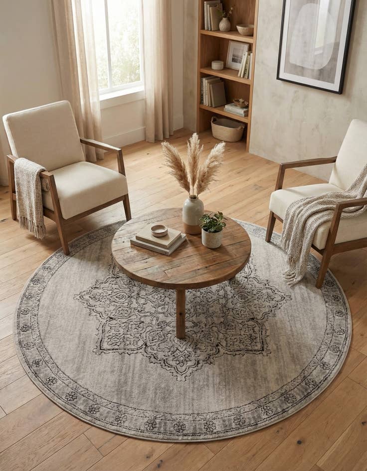 Detail image of 7' x 7' Nyla Round Rug