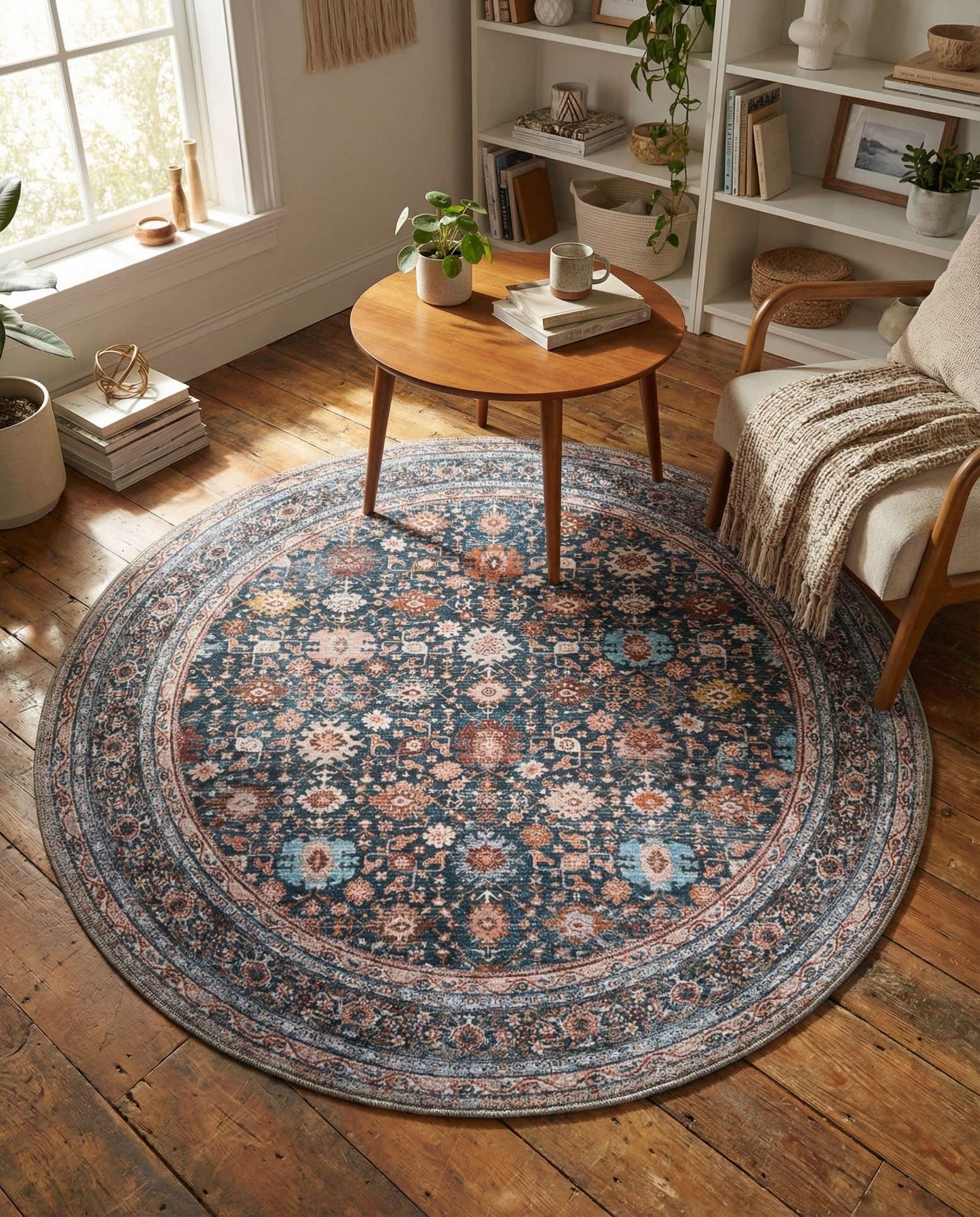 4' x 4' Yara Round Rug