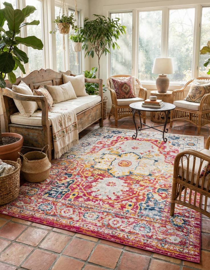 Detail image of 7' 10 x 10' Madeline Vintage Rug