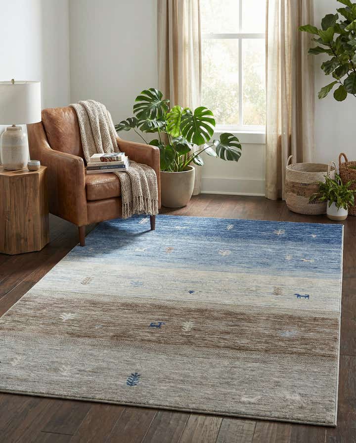 5' 3 x 8' Gabbeh Rug