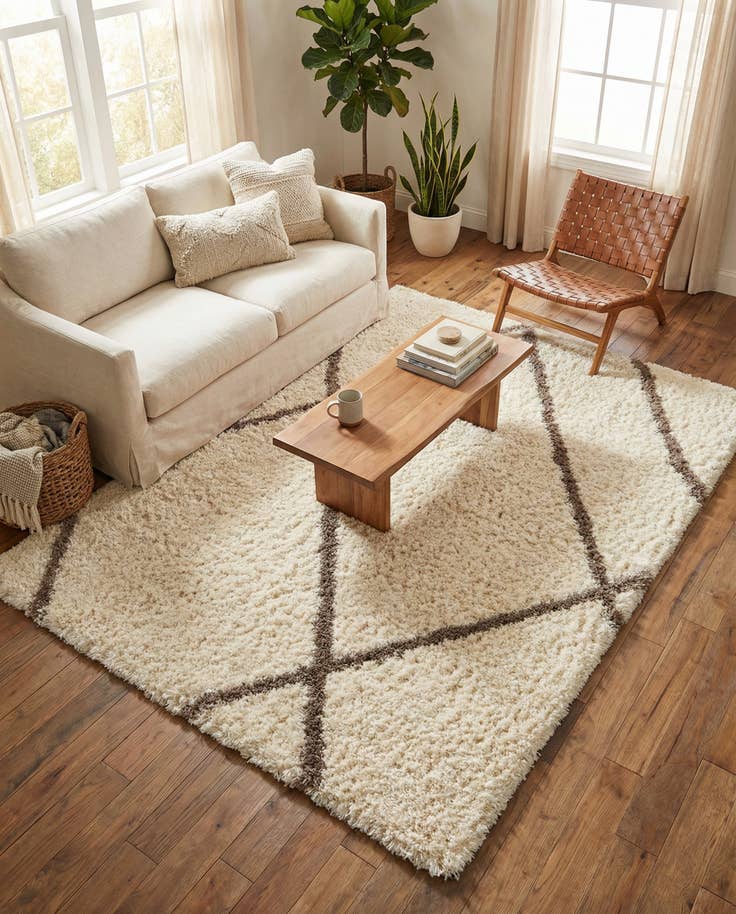 Detail image of 8' x 10' Infinity Shag Rug