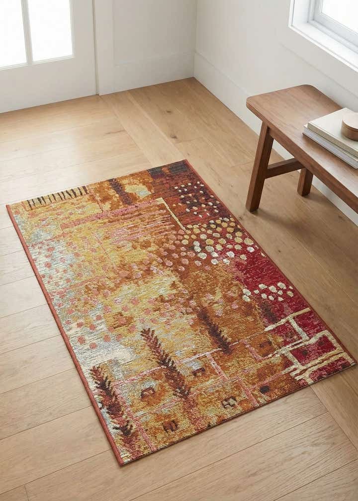 2' 2 x 3' Easy-Clean Modern Indoor / Outdoor Rug