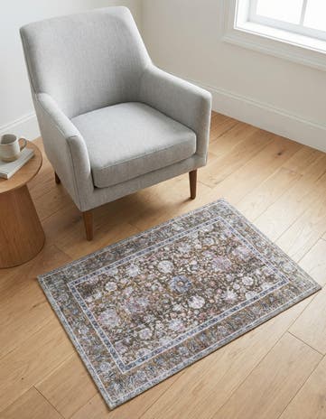 Antique Gold Washable Yara Rug