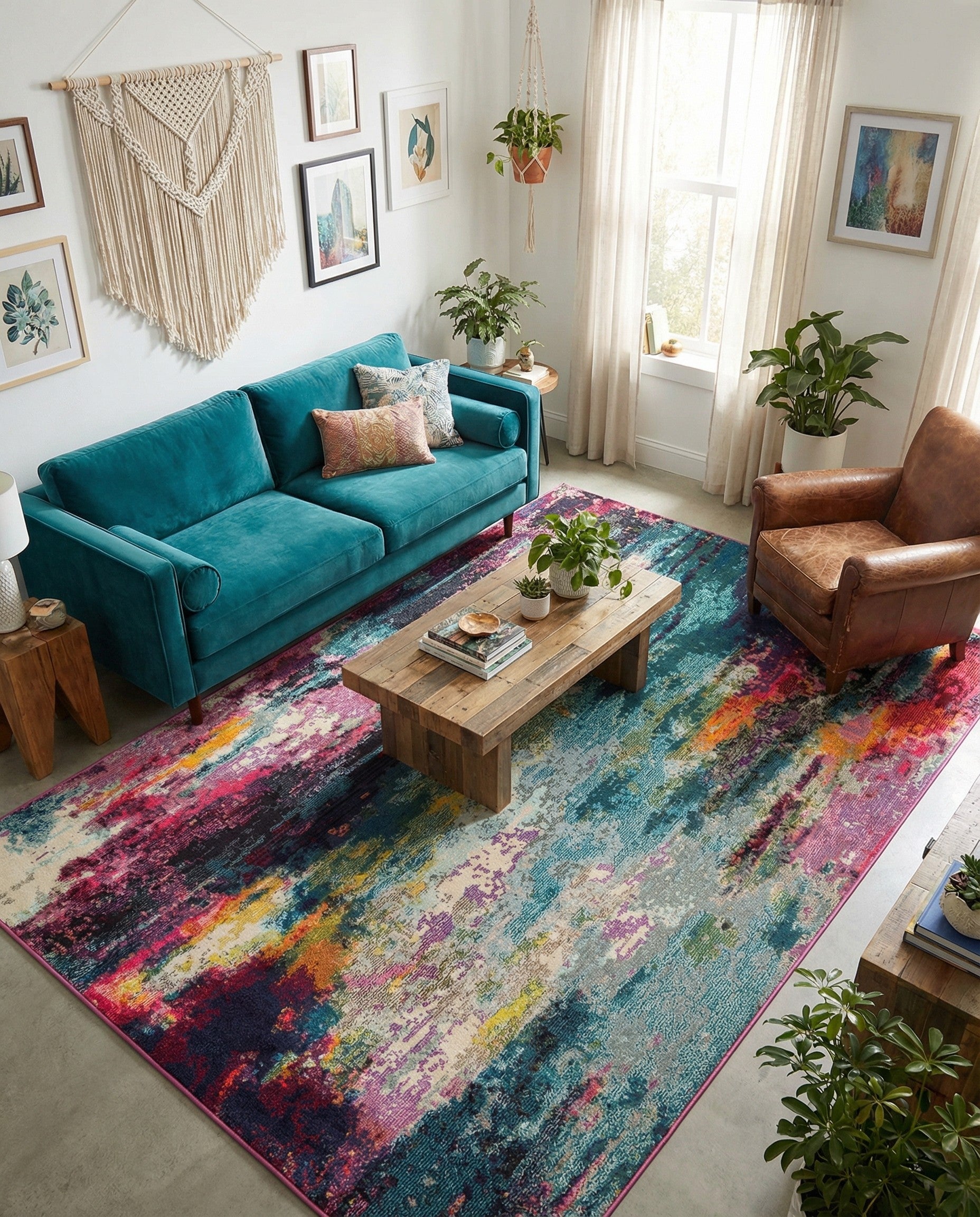 10' x 13' Washable Theia Rug