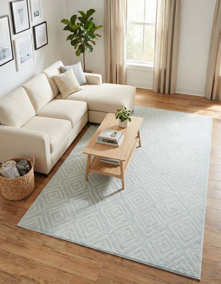 Detail image of 5' x 8' Washable Sabrina Soto Indoor / Outdoor Rug