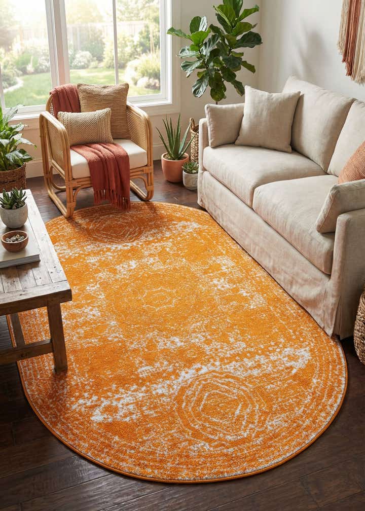 5' 3 x 8' Dover Oval Rug