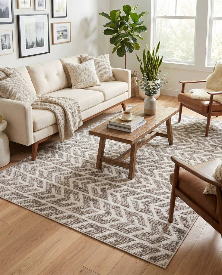 Detail image of 5' x 8' Easy-Clean Sabrina Soto Aston Indoor / Outdoor Rug
