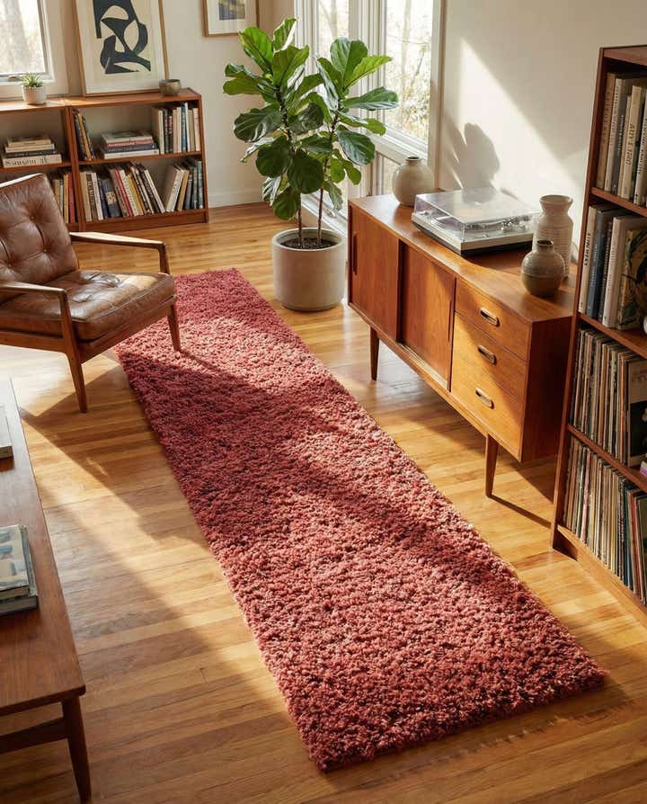 2' 7 x 13' Zermatt Shag Runner Rug
