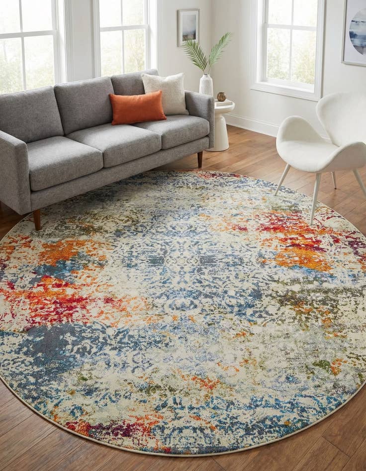 Detail image of 8' x 8' Santiago Round Rug