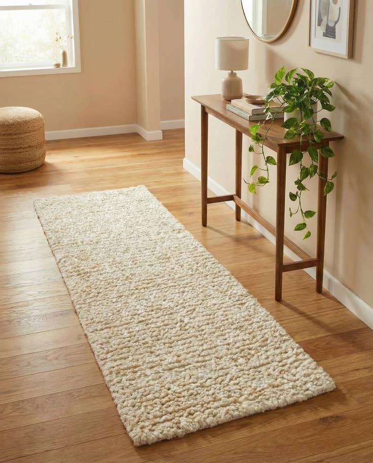 Detailansicht von 60cm x 155cm Haka Deluxe Shag Läufer Teppich