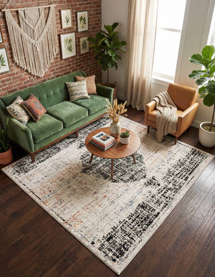 Detail image of 7' 10 x 7' 10 Aramis Square Rug