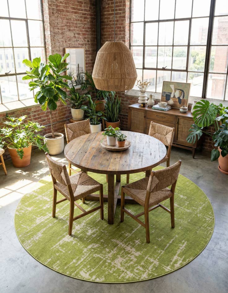 Detail image of 7' 10 x 7' 10 Valencia Round Rug