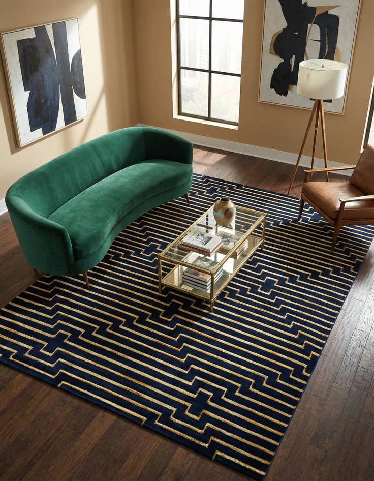 Detail image of 10' x 13' Vogue Geo Rug