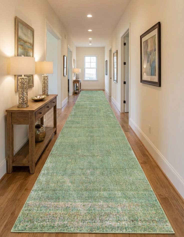 Detail image of 3' x 16' 5 Aqua Runner Rug