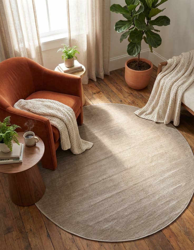 Detail image of 5' 3 x 5' 3 Tribeca Round Rug