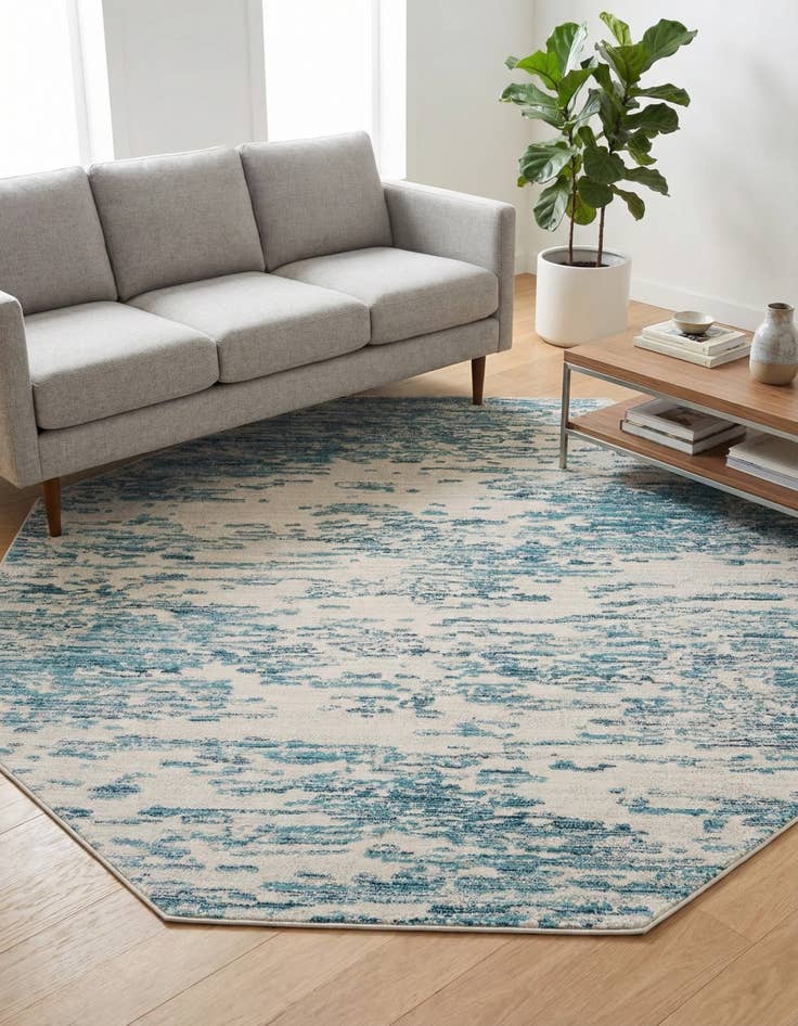 Detail image of 7' x 7' Oasis Octagon Rug