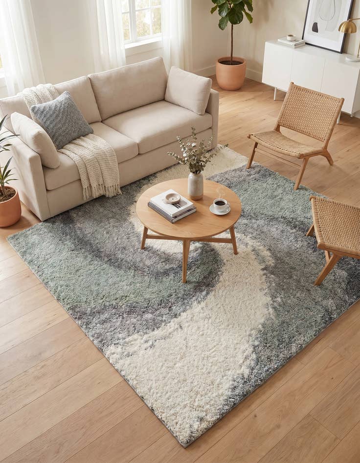 Detail image of 7' 10 x 7' 10 Soft Touch Shag Square Rug