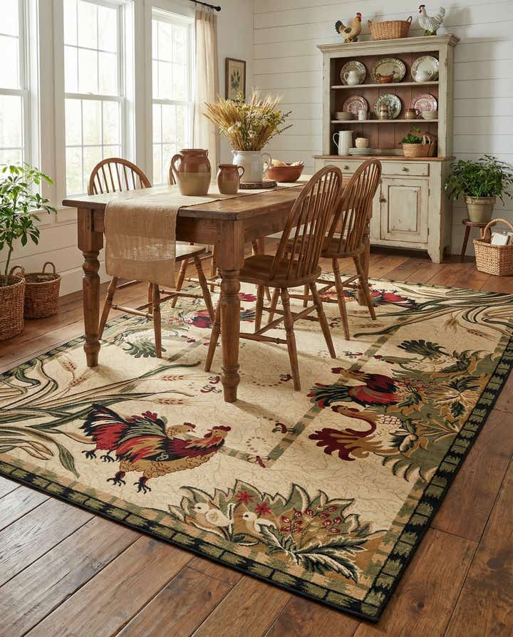 10' x 14' Pastoral Rug