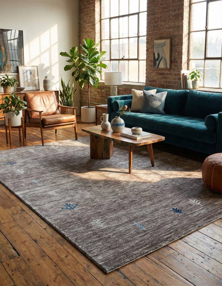 Detail image of 9' 10 x 13' 1 Gabbeh Rug