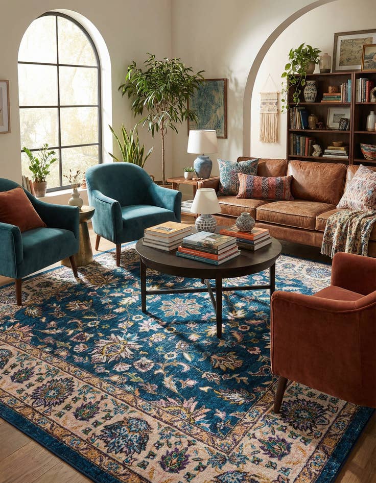 Detail image of 7' 10 x 7' 10 Medina Square Rug