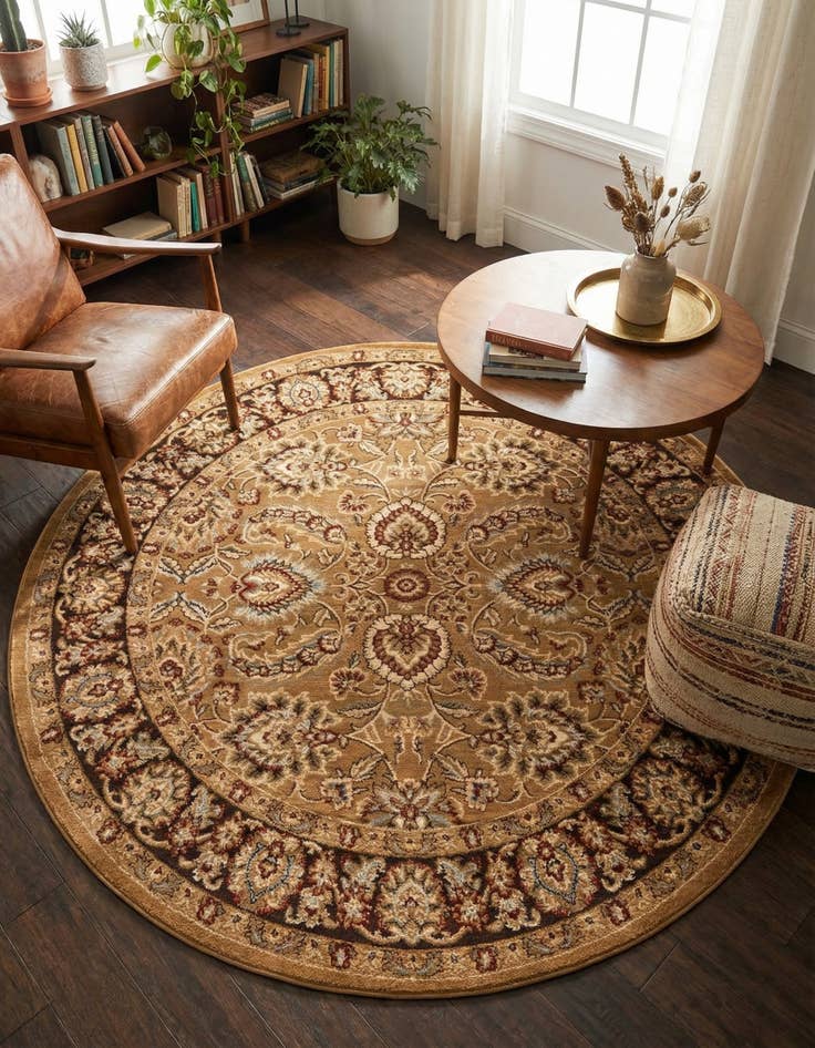Detail image of 7' 10 x 7' 10 Aditi Round Rug