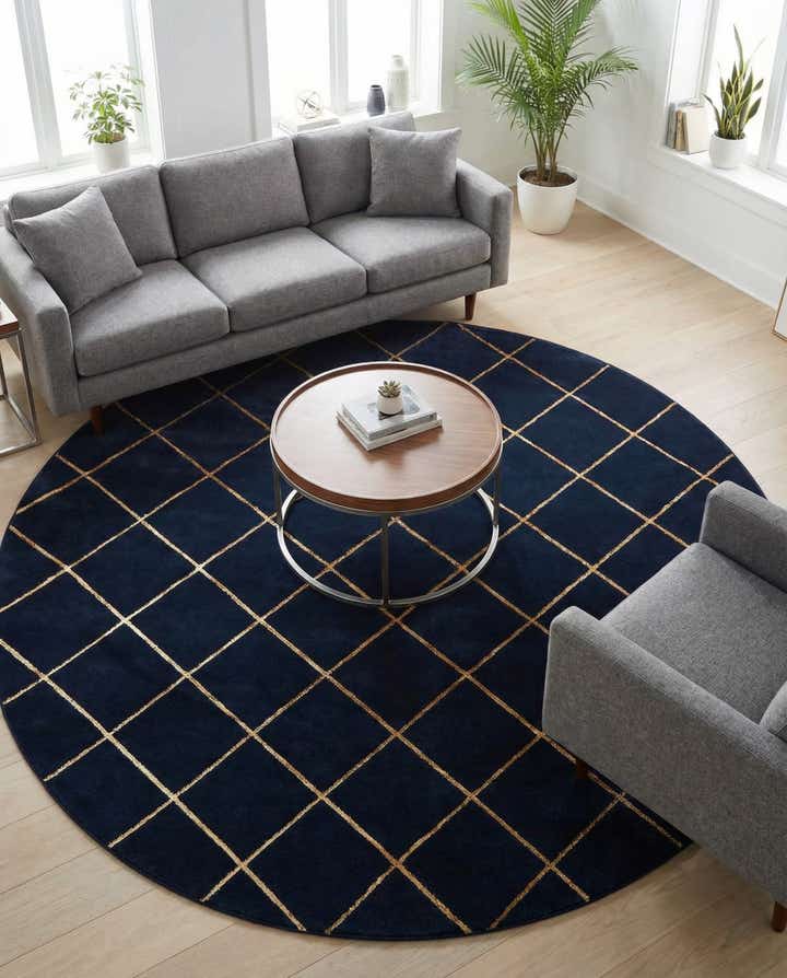 7' 10 x 7' 10 Vogue Geo Round Rug
