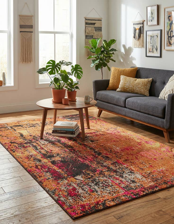 Detail image of 5' x 8' Washable Hyacinth Rug