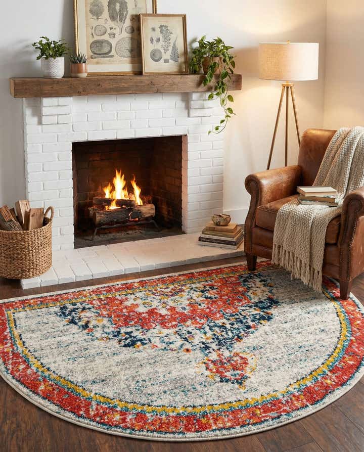 2' 7 x 4' Madeline Hearth Rug