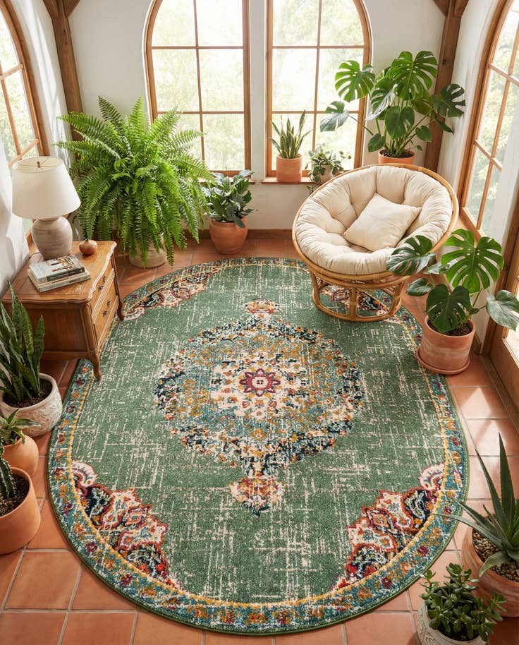 Detail image of 7' 10 x 10' Madeline Oval Rug