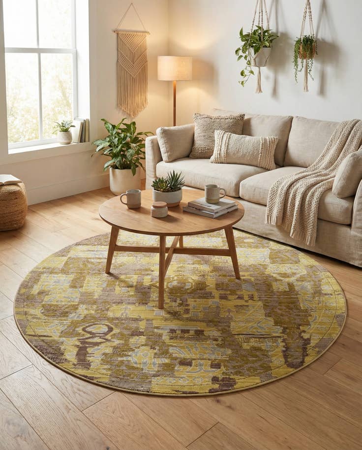 Detail image of 6' x 6' Alexis Round Rug