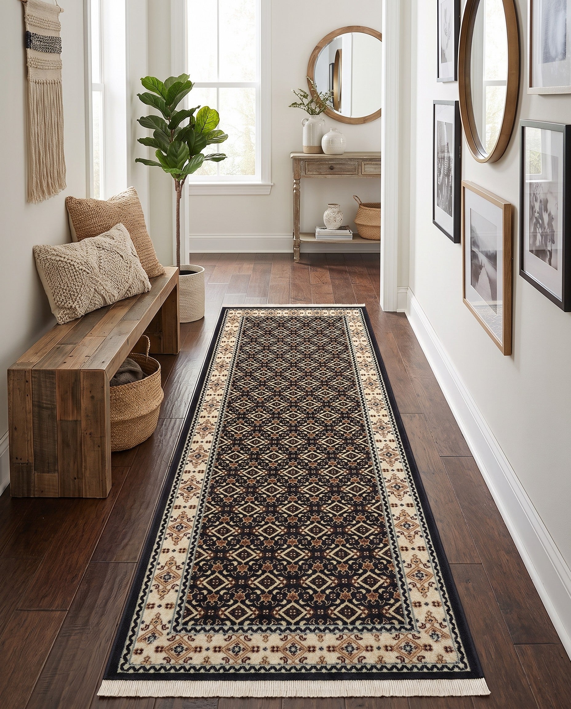 2' x 6' Nain Design Runner Rug