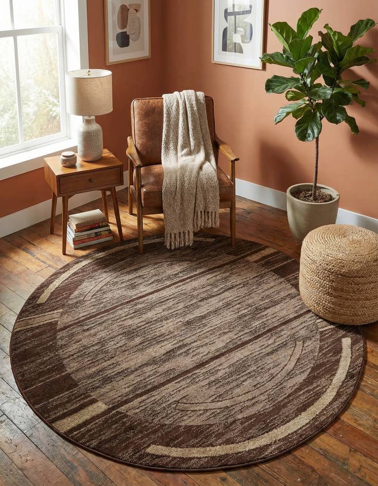 Detail image of 7' 10 x 7' 10 Equinox Round Rug